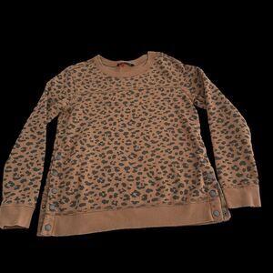 Abercrombie & Fitch Soft Collection Cheetah Print Sweatshirt Women's Size XXS
